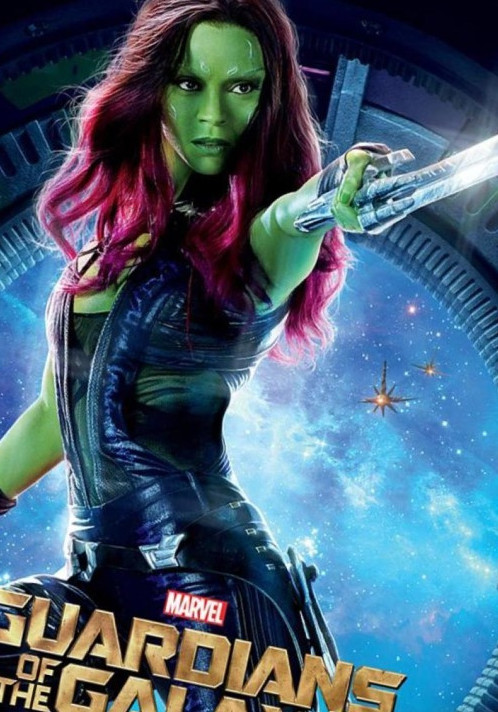 Zoe Saldana Guardians Of The Galaxy Gamora  nude photo