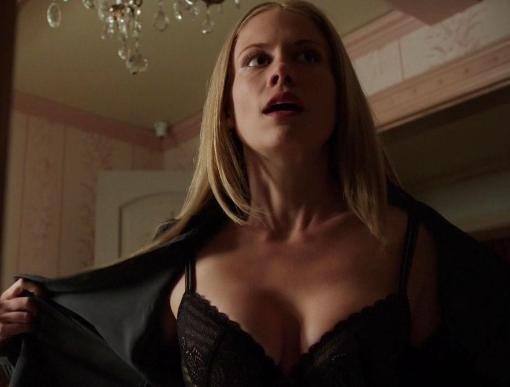 Claire Coffee Cleavage Hot Boobs  nude photo