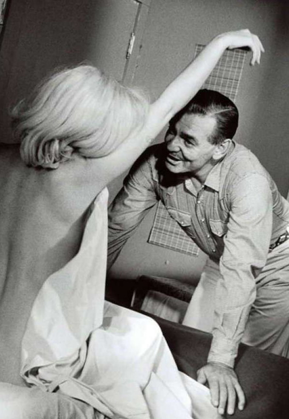 Clark Gable Marilyn Monroe  nude photo