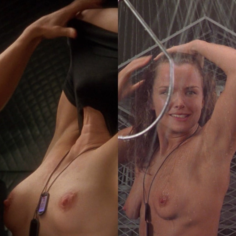 Dina Meyer Hot Naked Boobs  nude photo