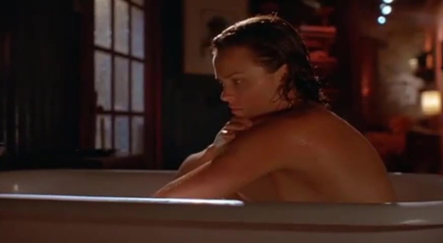Dina Meyer Naked Scene In Bathtub  nude photo
