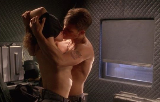 Dina Meyer Starship Troopers Nude Scene  nude photo