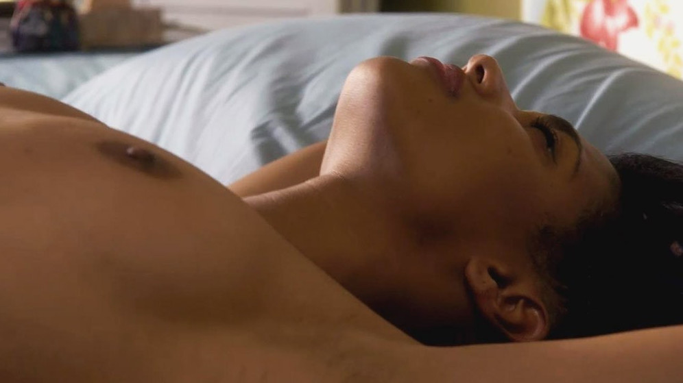 Freema Agyeman Naked Nipples Hot Boobs  nude photo