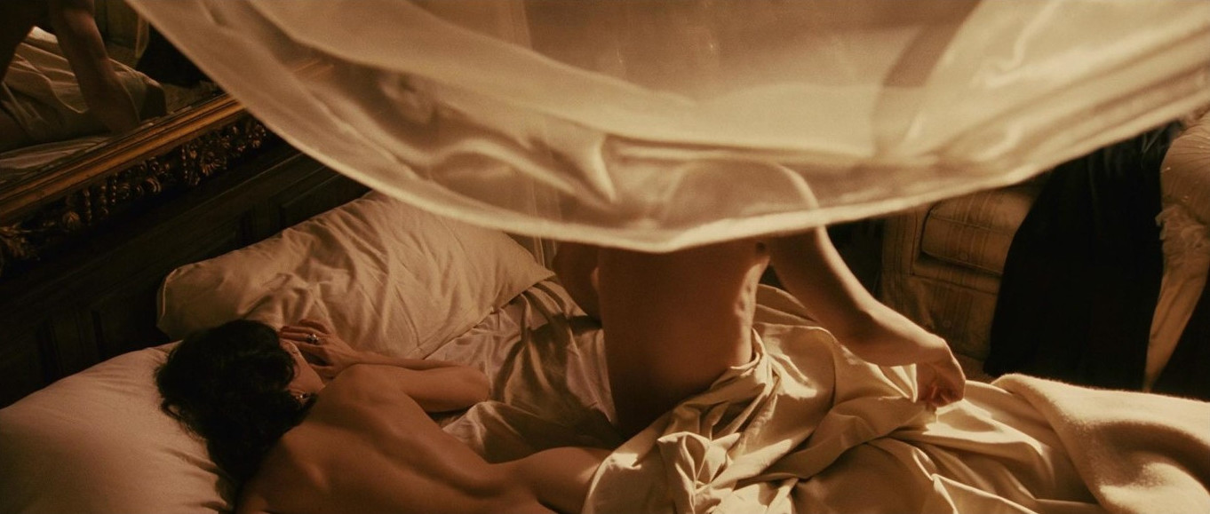 Hilary Swank Naked Booty In Bed Scene  nude photo