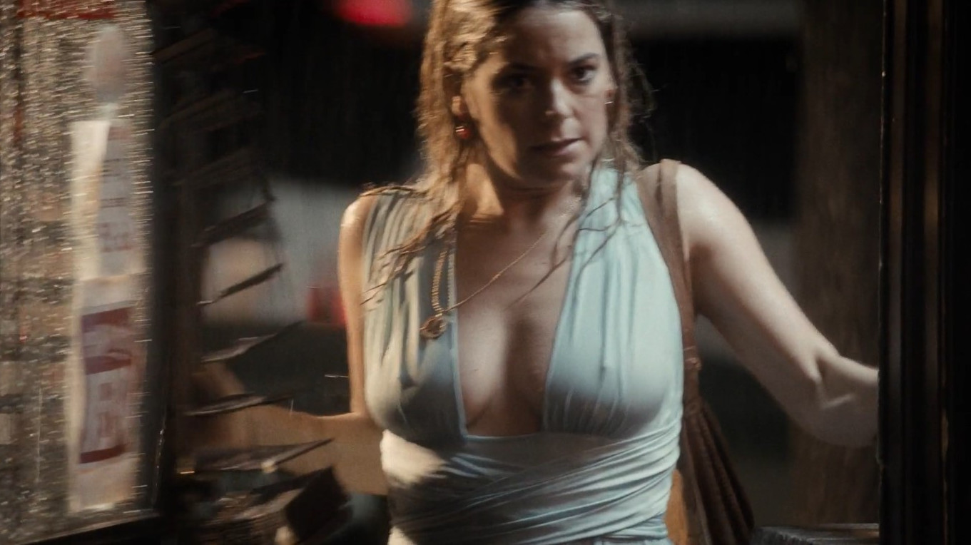 Jamie Neumann big tits nipples  nude photo