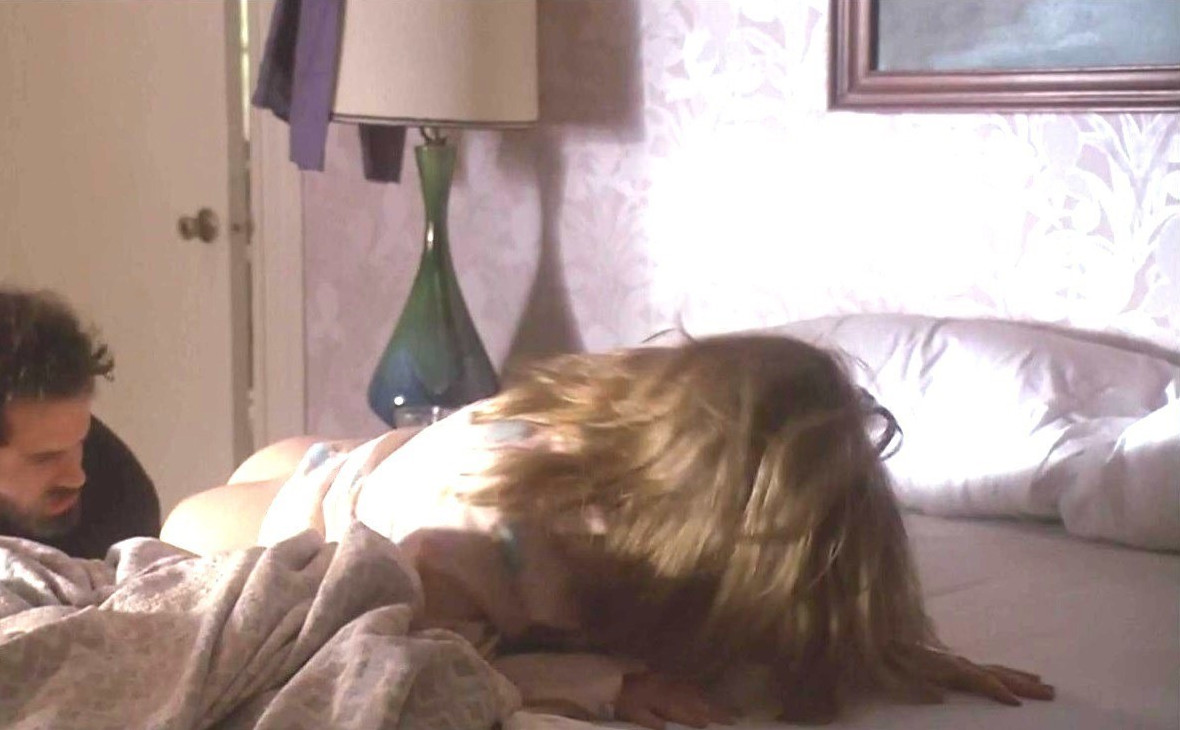 Jennifer Jason Leigh Naked Sexy Ass Bent Over On Bed  nude photo