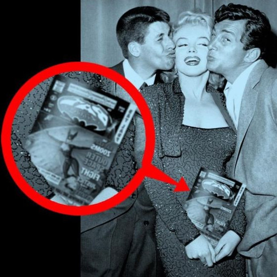 Jerry Lewis Dean Martin Marilyn Monroe  nude photo