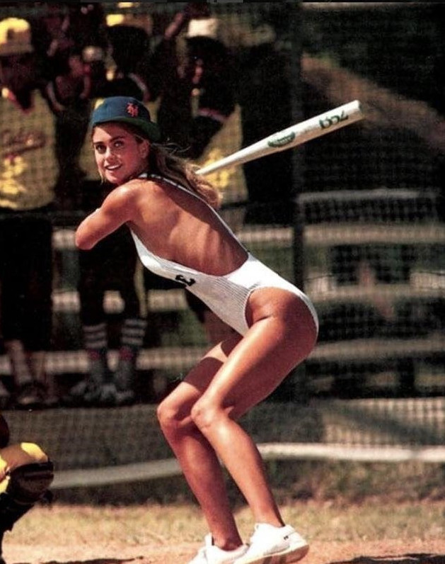 Kathy Ireland Playing Baseball  nude photo