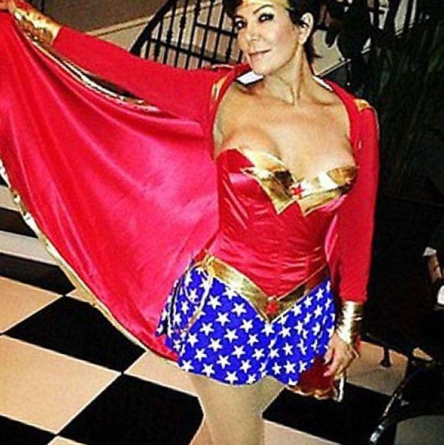 Kris Jenner Nipslip Wonder Woman  nude photo