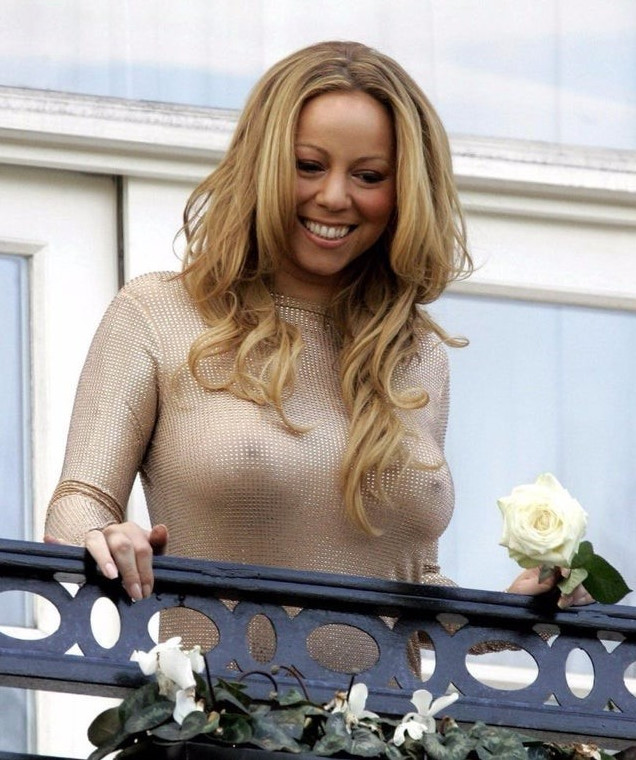 Mariah Carey Nipples See Through  nude photo