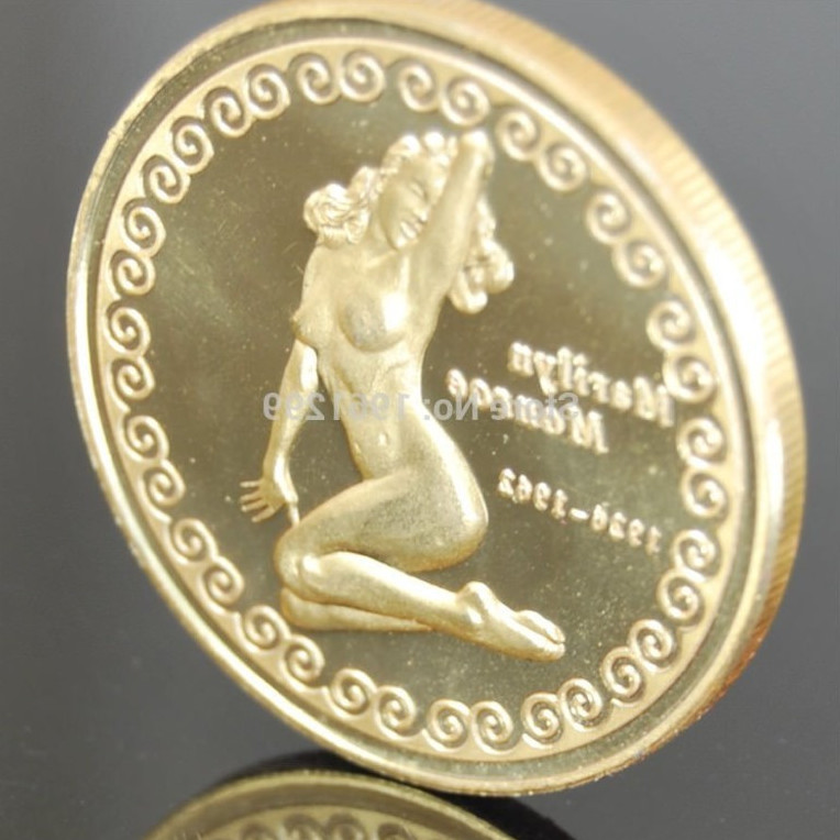 Marilyn Monroe Gold Coin  nude photo