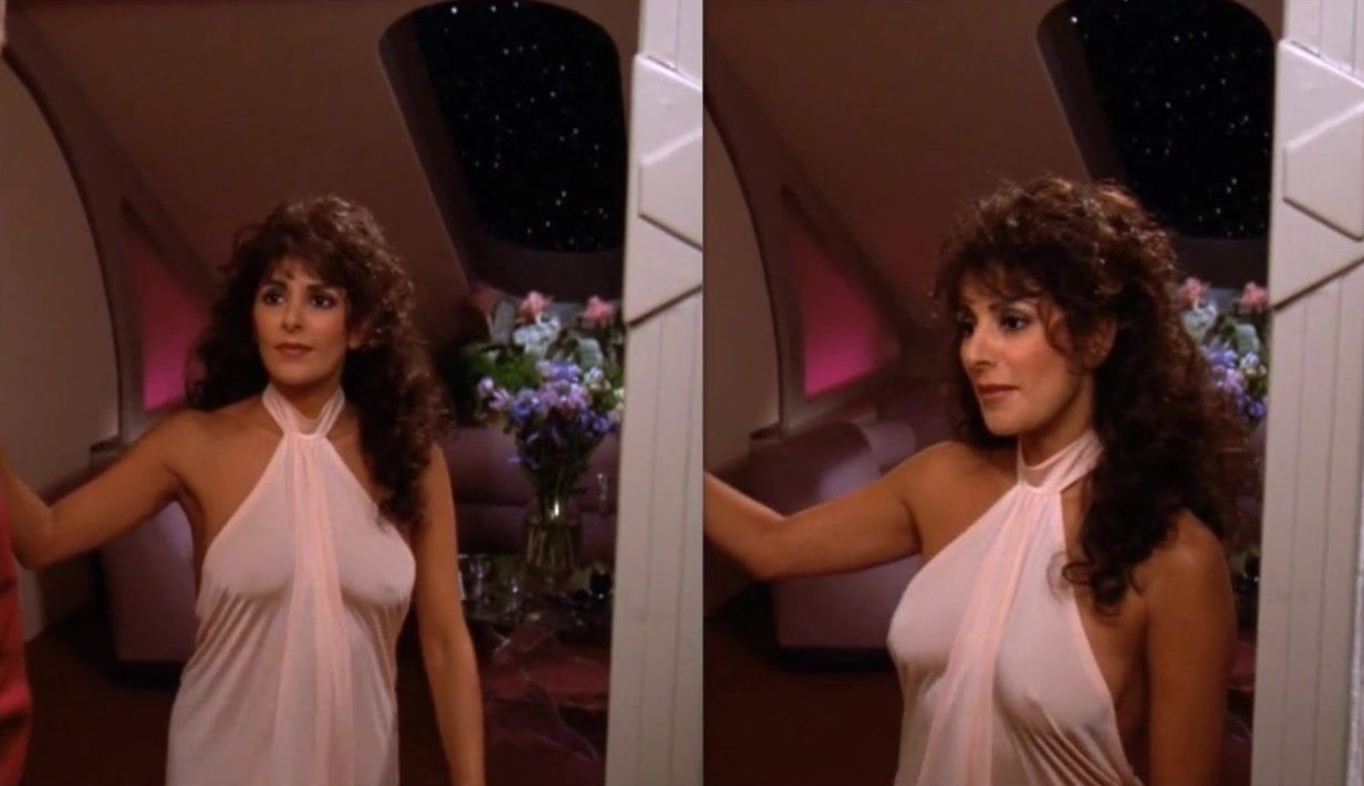 Marina Sirtis Big Tits Nipples Star Trek Movie  nude photo