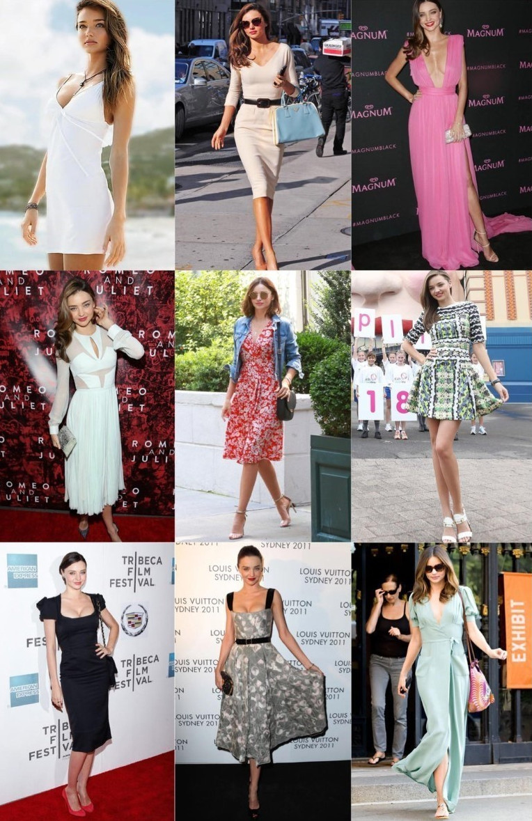 Miranda Kerr Dress Collage Photos  nude photo