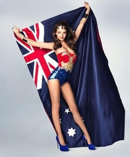 Miranda Kerr Wonder Woman  nude photo