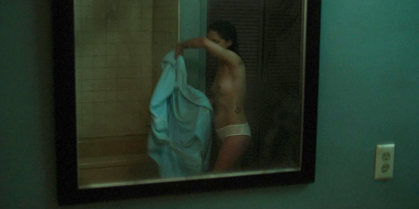 Rosa Salazar Braless In Sexy Panties  nude photo