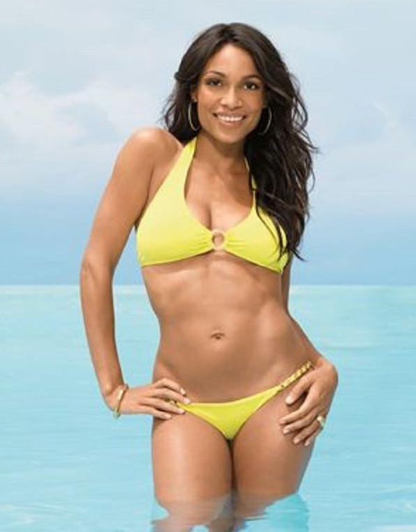 Rosario Dawson Bikini Sexy Body  nude photo