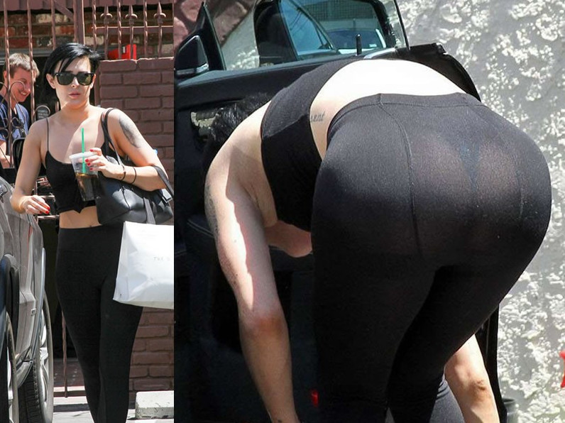 Rumer Willis Ass In Thong See Through  nude photo