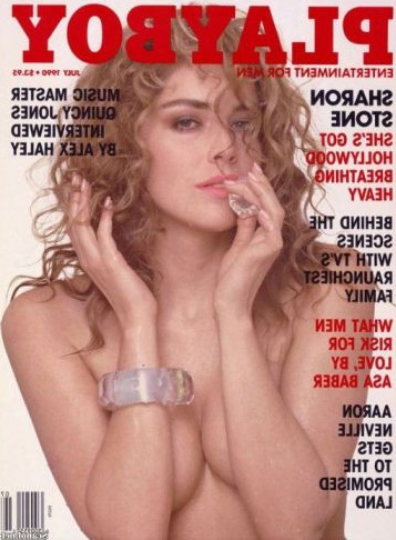 Sharon Stone Nude Playboy  nude photo