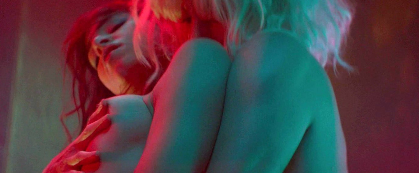 Sofia Boutella Nude Lesbian Scene  nude photo