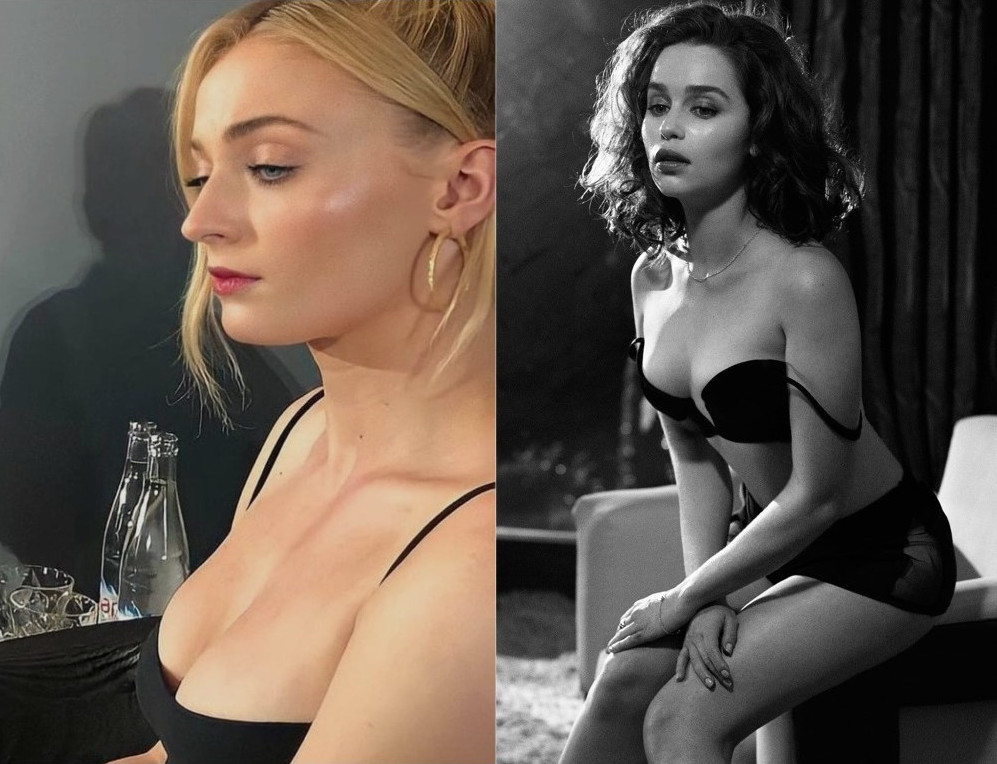 Sophie Turner Emilia Clarke  nude photo