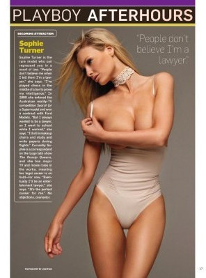 Sophie Turner Nude Playboy  nude photo