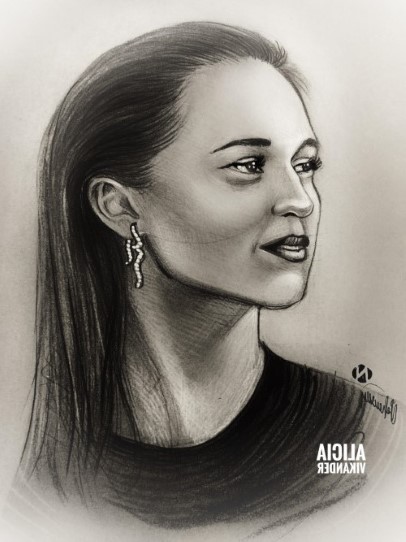 Alicia Vikander Thoughtful Profile [Fanart]  nude photo