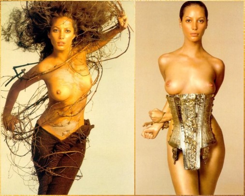 Christy Turlington Naked Tits  nude photo