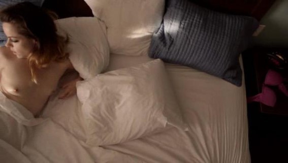 Emily Hampshire hot naked tits  nude photo