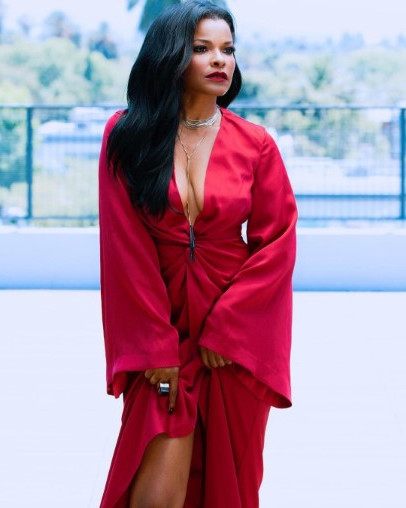 Keesha Sharp Sexy Actress In Red  nude photo
