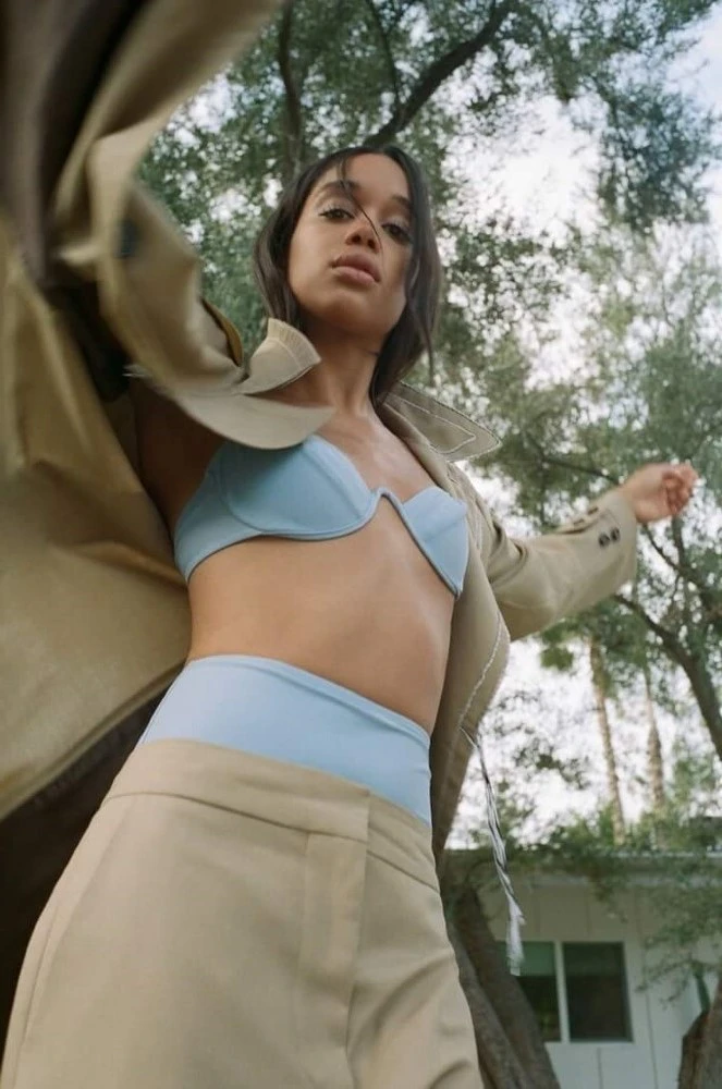 Laura Harrier  nude photo