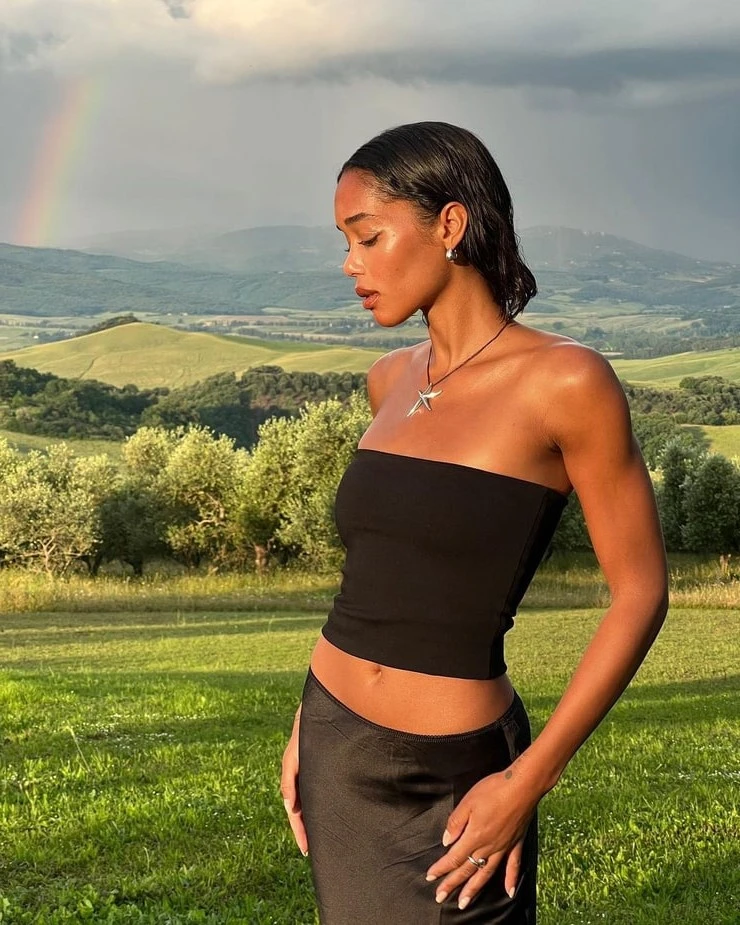 Laura Harrier (26)  nude photo