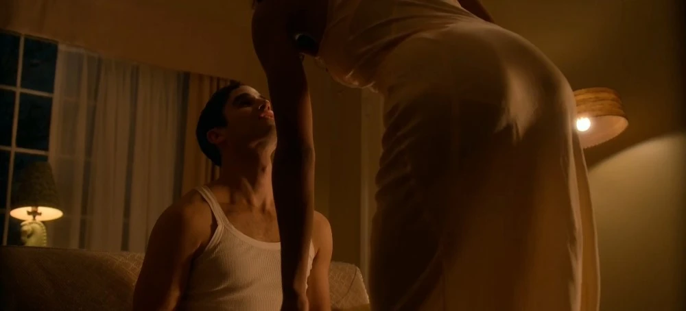 Laura Harrier Hot Ass Scene  nude photo