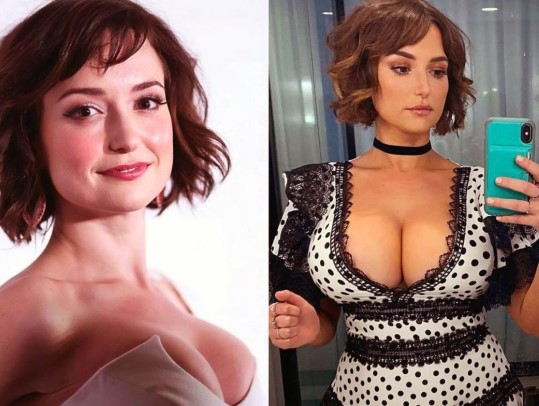 Milana Vayntrub  nude photo