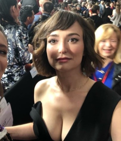 Milana Vayntrub  nude photo