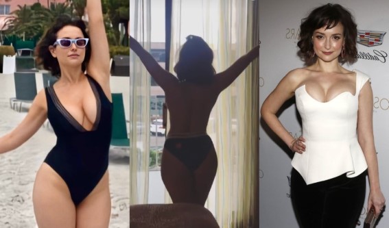 Milana Vayntrub  nude photo