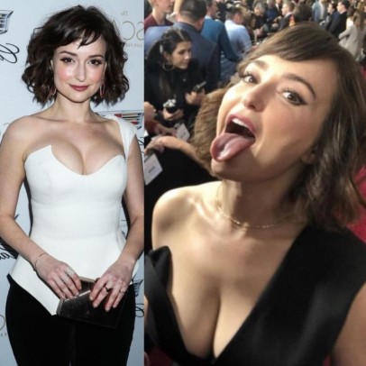 Milana Vayntrub  nude photo