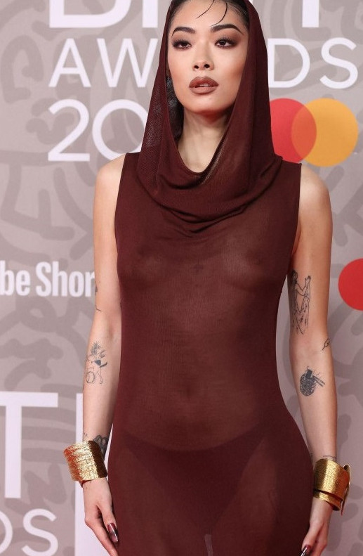 Rina Sawayama Nude See Through Hot Tits  nude photo