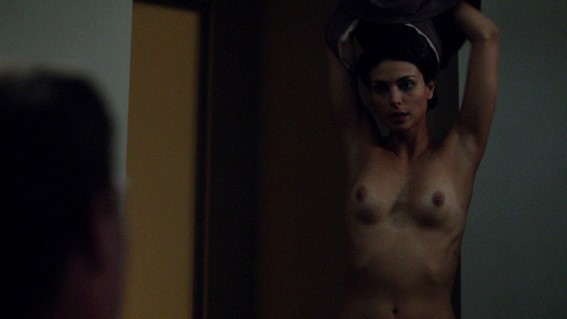 Morena Baccarin Topless In Movie Scene  nude photo