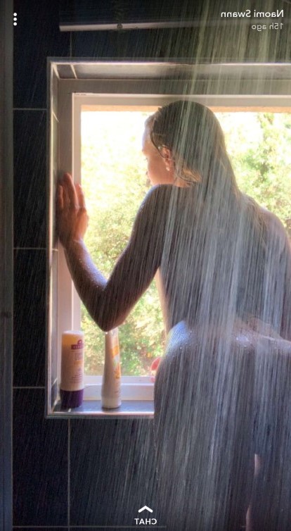 Naomi Swann Shower [Snapchat]  nude photo