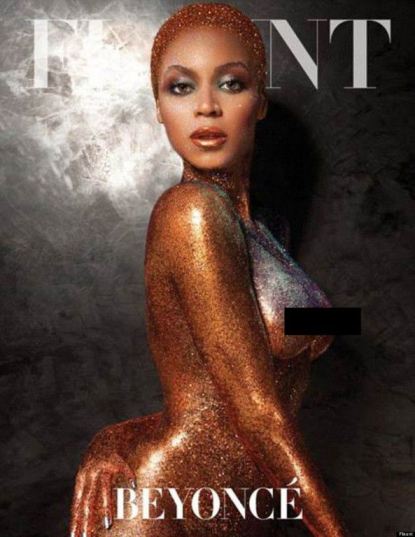 Beyonce Flaunt Magazine Cover  nude photo