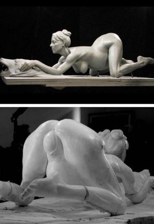 Britney Spears Nude Sculpture  nude photo
