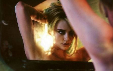 Charlize Theron Face In Mirror  nude photo
