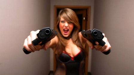 Hot Girls With Guns  nude photo