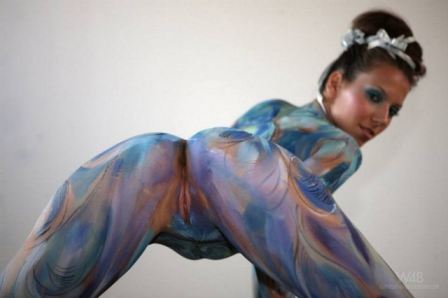 Hot Nude Body Paint Girls  nude photo