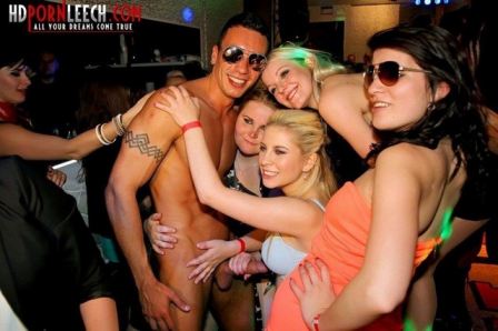 Interracial Lesbian Sex Party  nude photo