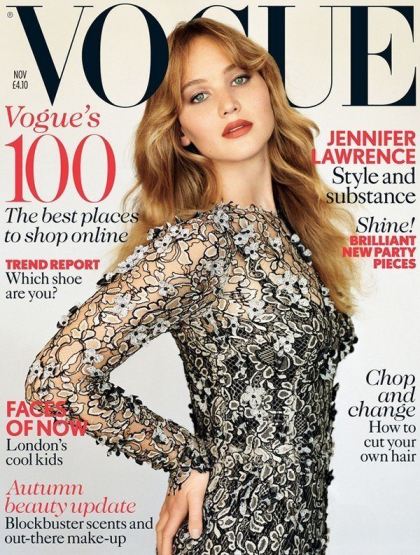 Jennifer Lawrence Vogue Cover  nude photo