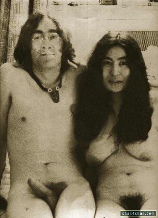 John Lennon Yoko Ono Nude  nude photo