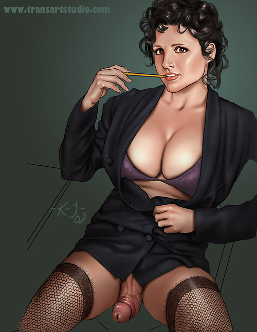 Julia Louis Dreyfus As Elaine  nude photo