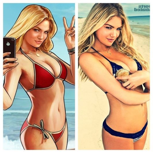 Kate Upton Gta Girl  nude photo