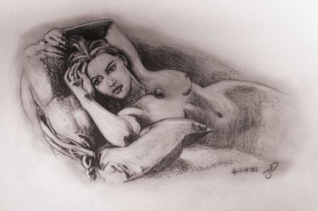 Kate Winslet Titanic Drawing Rose  nude photo